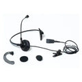 SHG S 134-CON lightweight convertible mono call center headset with Quick Disconnect, passive noise-canceling microphone, and over-the-head or over-the-ear design